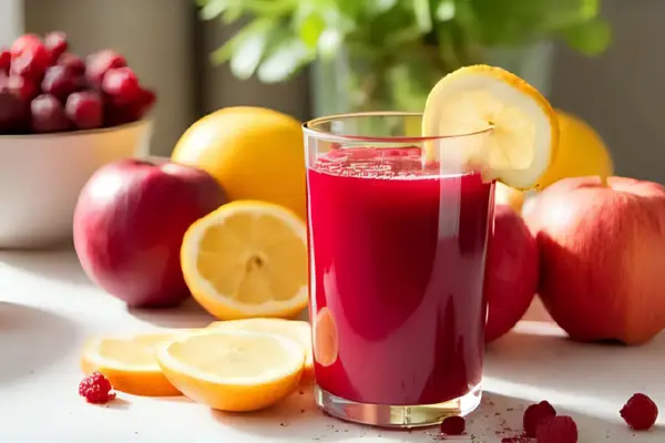 Suco Antioxidante de Beterraba com Maçã e Limão