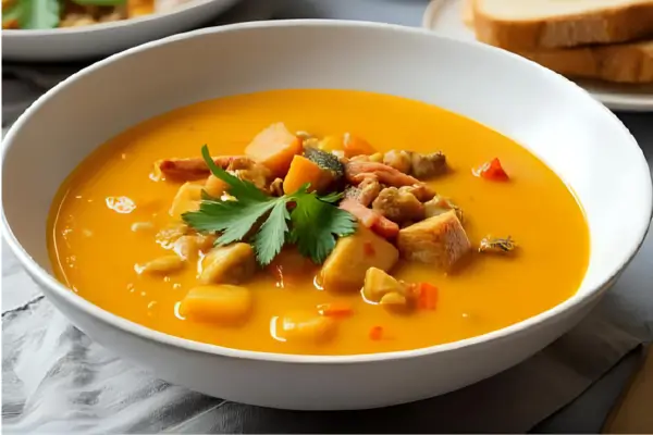 Caldo de Legumes com Gengibre