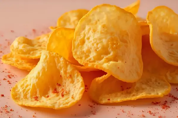 Chips salgados (com páprica ou sal rosa)