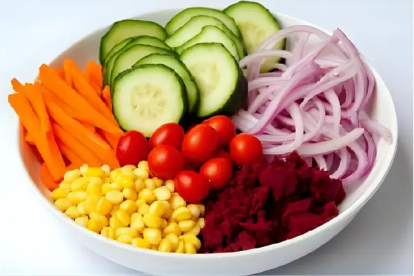 Escolha a Base Certa_ Folhas e Legumes com Fibras e Nutrientes. salada