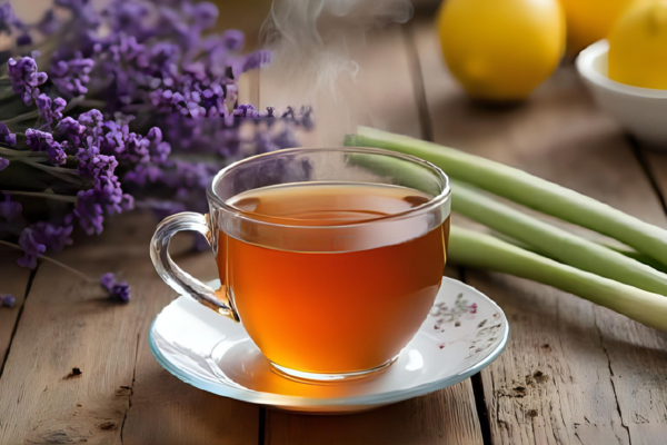 Infusão de Lavanda e Capim-Limão