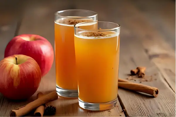 Suco Morno de Maçã com Especiarias