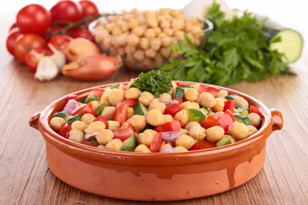 Salada de Grão-de-Bico