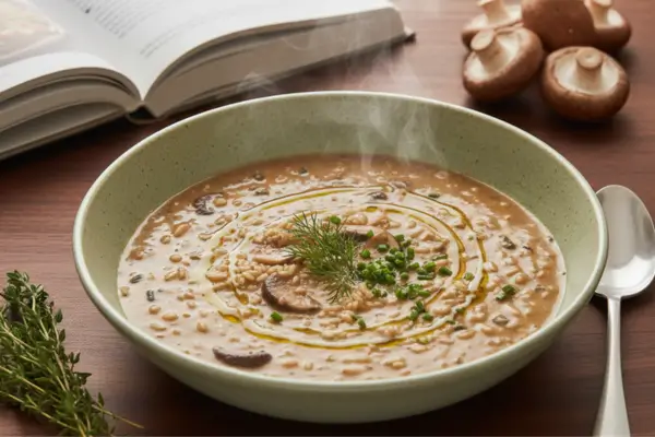 Canja de Cogumelos - pronta