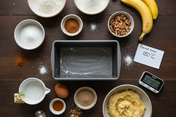 Pão de banana sem glúten - passo 1