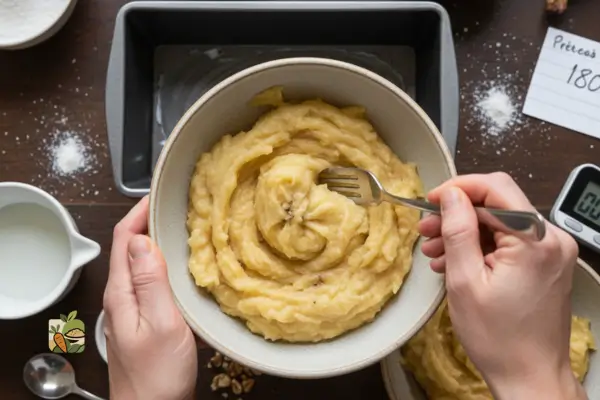 Pão de Banana sem glúten - passo 2