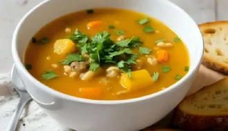 Caldo de Legumes com Gengibre