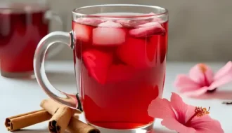 Chá de Hibisco com Canela para Acelerar o Metabolismo
