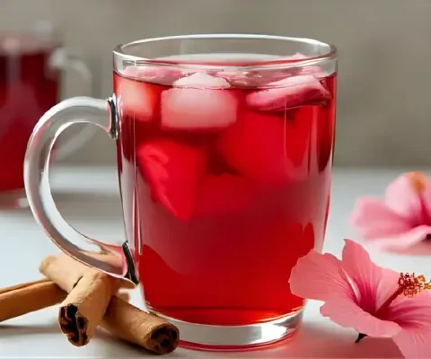 Chá de Hibisco com Canela para Acelerar o Metabolismo