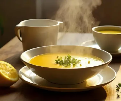 Sopa Detox Funcional de Alho com Limão