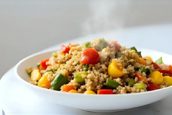 Salada de Quinoa com Legumes Assados