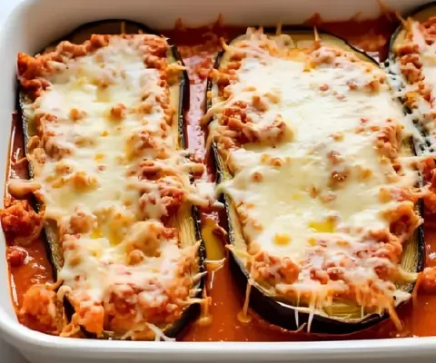 Lasanha de Berinjela Low Carb