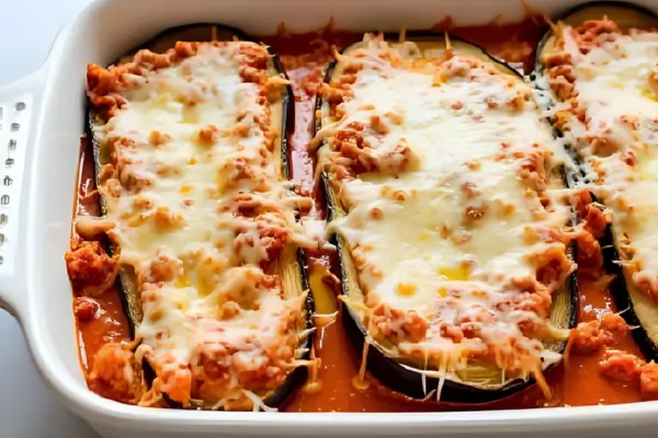 Lasanha de Berinjela Low Carb