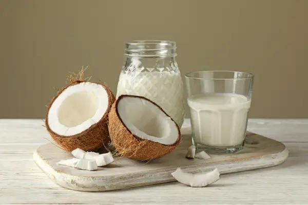 Leite de Coco Caseiro Natural e Cremoso