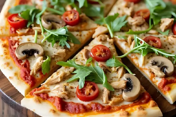 Pizza Integral com Molho Natural Receita Saudável, Saborosa e Fácil de Fazer